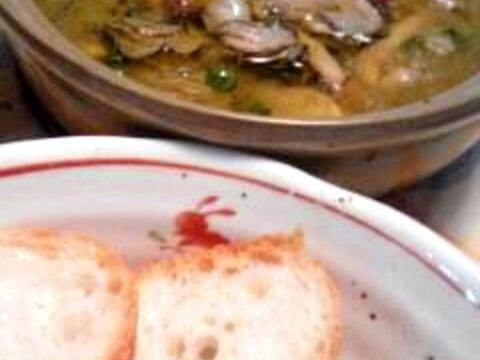 牡蛎とキノコのスペイン風オイル煮＊アヒージョ